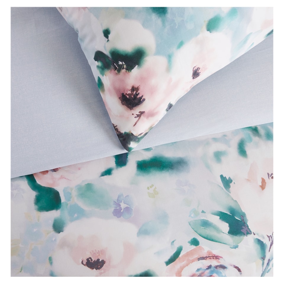 image 1 of Fox & Ivy Fluidity Floral Duvet Set Double