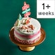 image 1 of 76. Tesco Candy Cane Celebration Cake (Serves 16)