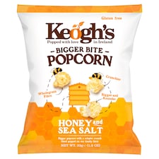 Keogh's Honey And Sea Salt Popcorn 33G