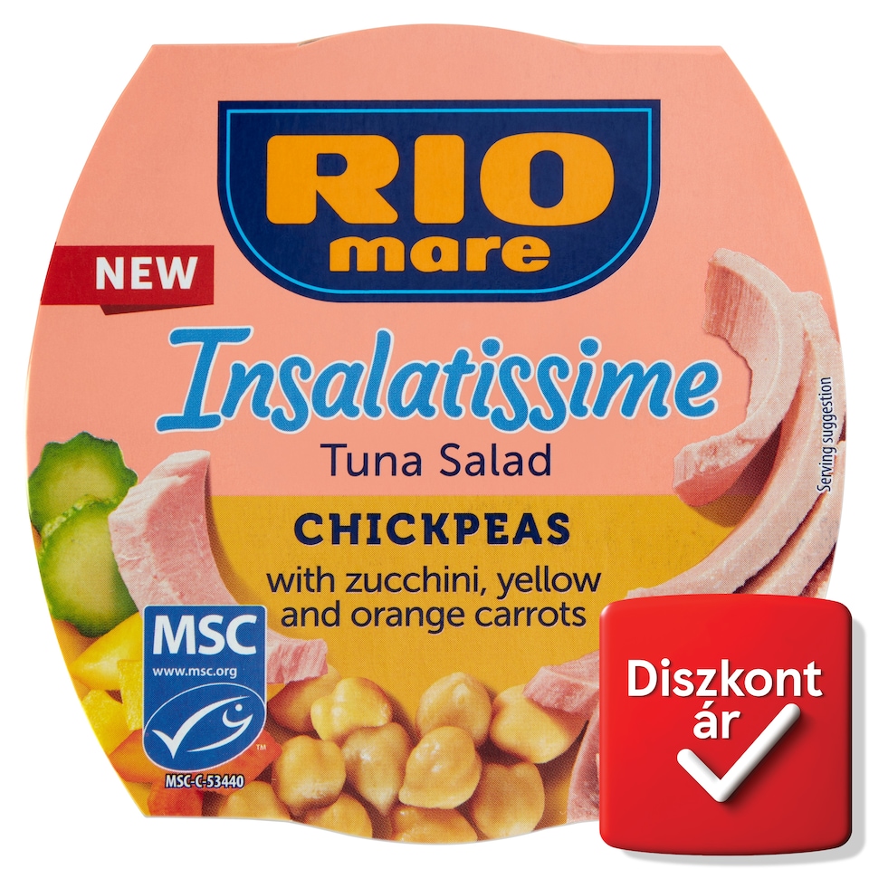 Rio Mare Insalatissime Chickpeas zöldséges készétel tonhallal 160 g
