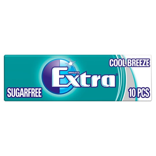 Extra Cool Breeze Gum 10 Pieces Tesco Groceries
