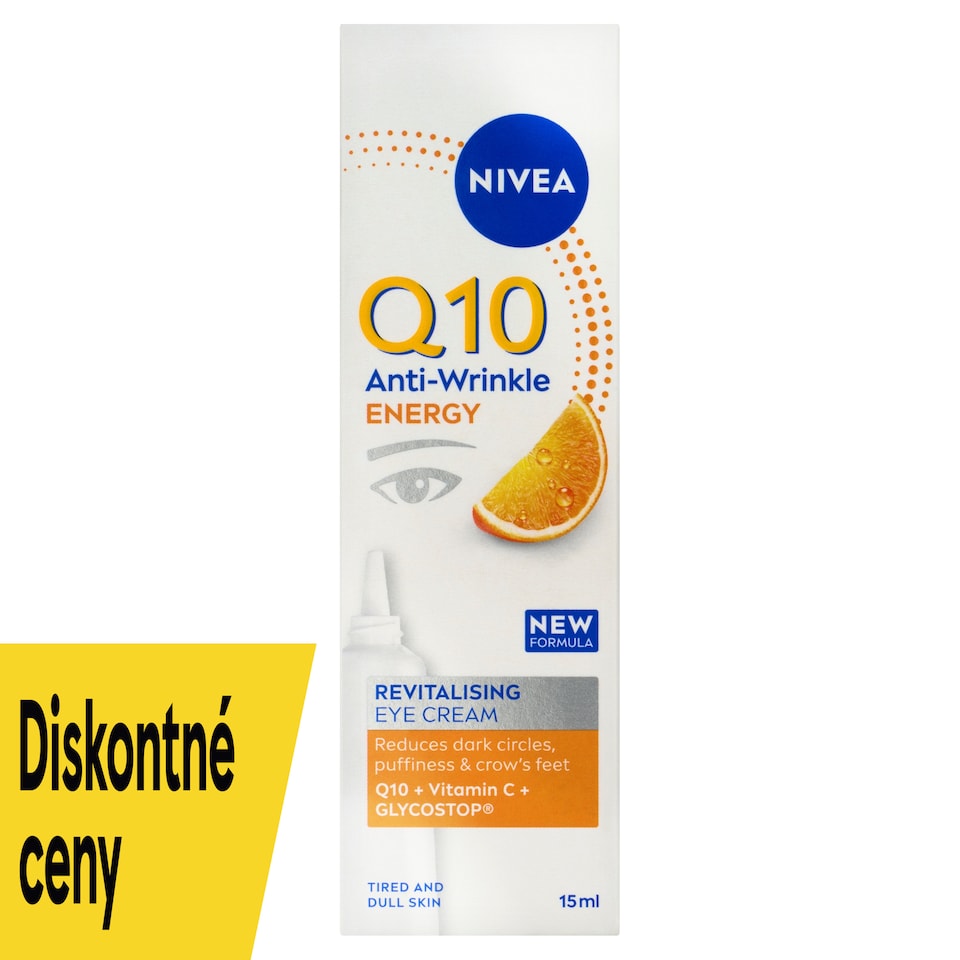 image 1 of Nivea Q10 Energy Fresh Look Anti-Wrinkle Energizing Eye Cream 15 ml