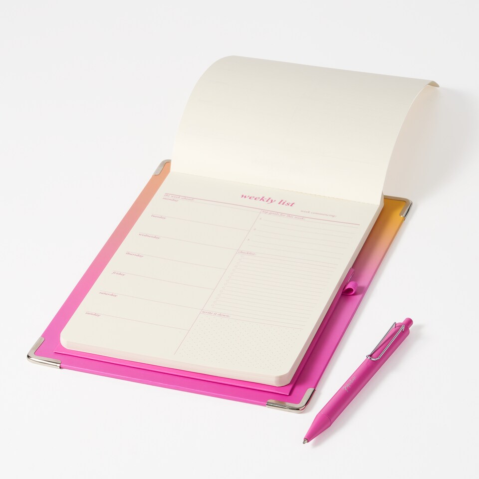 image 1 of Paperchase Magic Forest A5 Weekly List Clipboard