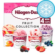 Haagen Dazs Fruit Ice Cream Collection Minicups 4X100ml