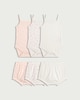 image 1 of F&F Baby 3-Pack Pure Cotton Vests and Bloomers Sets in Pink