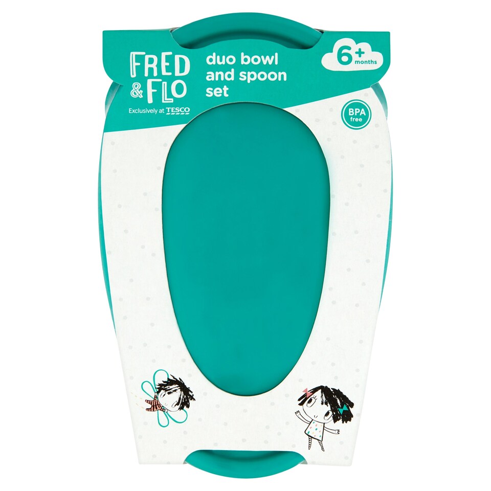 Fred & Flo Baby Duo Bowl & Spoon Set