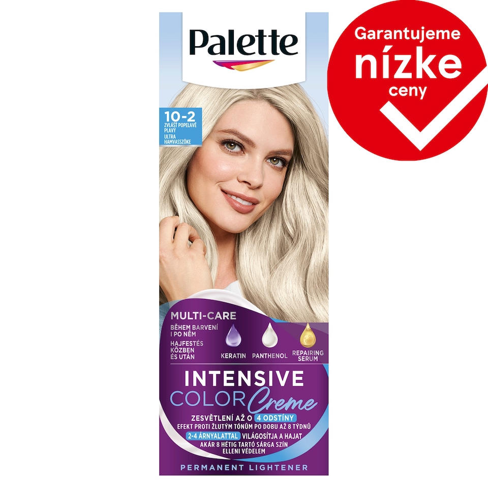obrázok 1 z Palette Intensive Color Creme farba na vlasy Zvlášť popolavoplavý 10-2