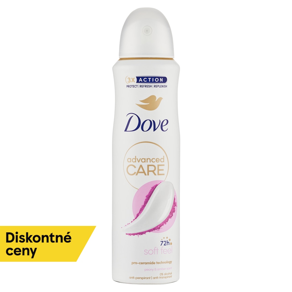 obrázok 1 z Dove Advanced Care Soft Feel Antiperspirant sprej 150 ml