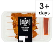 Tesco Fire Pit Hot Honey Chicken Kebabs 400g