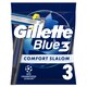 image 1 of Gillette Blue3 Comfort Slalom Disposable Razors x3