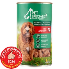 Pet Specialist Kousky s hovězím a drůbežím v omáčce 1240g