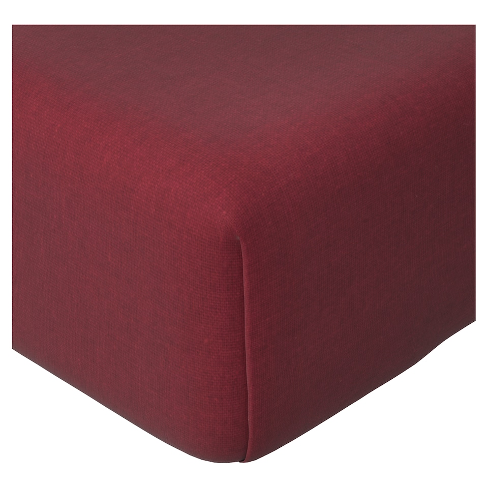F&F Home Poly Cotton Burgundy Fitted Sheet King