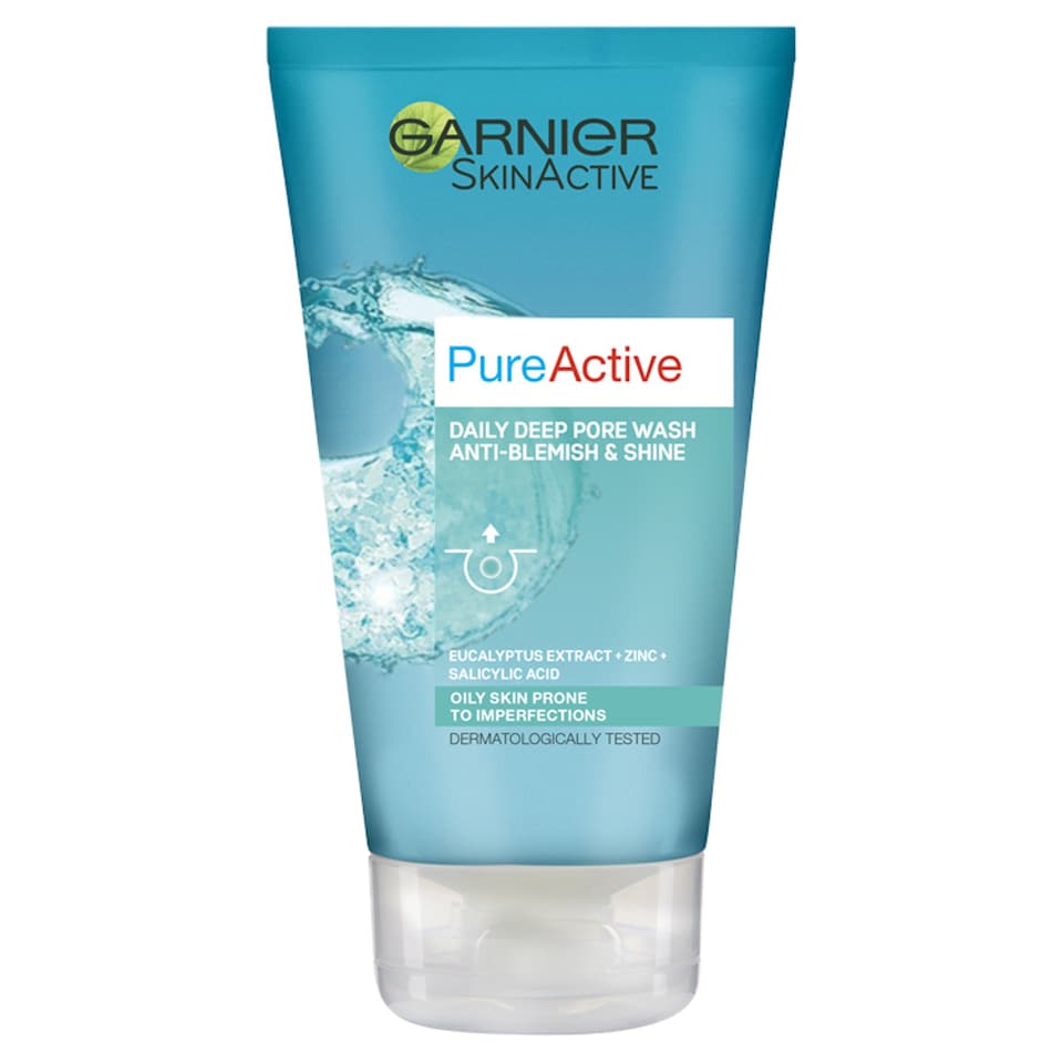 image 1 of Garnier Pure Active Anti-Blackhead Wash 150Ml