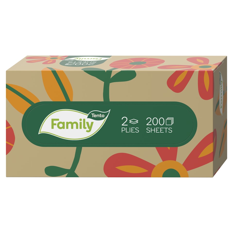 obrázok 1 z Tento Family Kozmetické utierky 2 vrstvové 200 ks