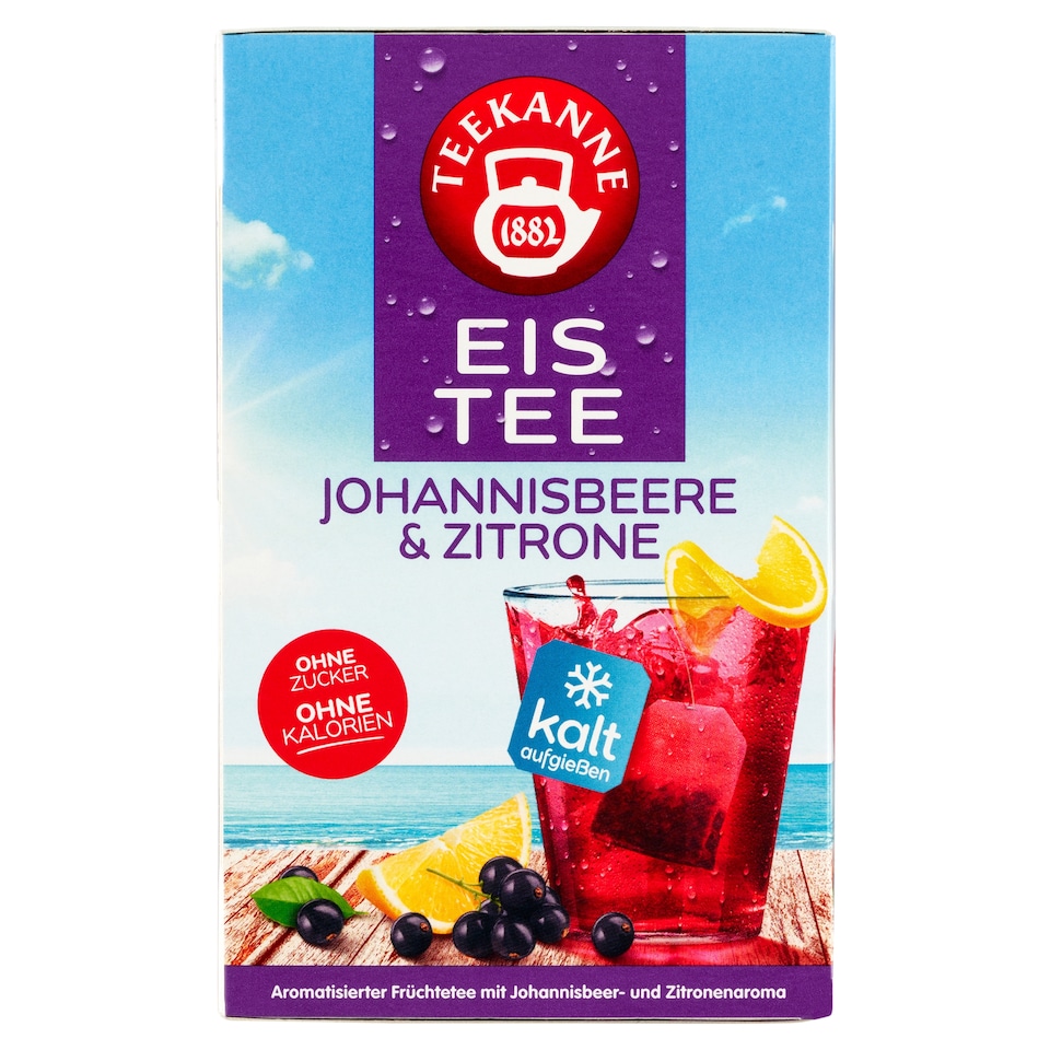 image 1 of Teekanne Eistee Black Currant - Lemon Flavour 18 x 2.5 g (45 g)