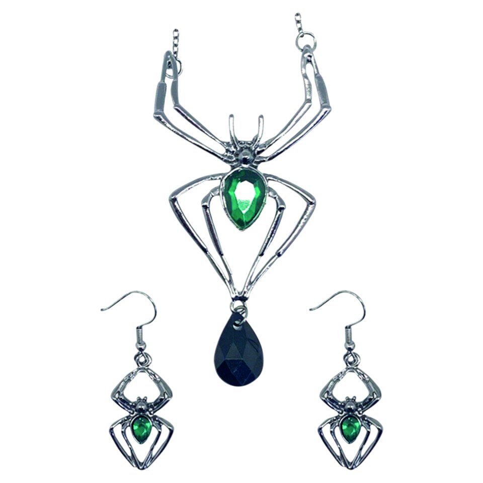 image 1 of  Spider Necklace and Earring
