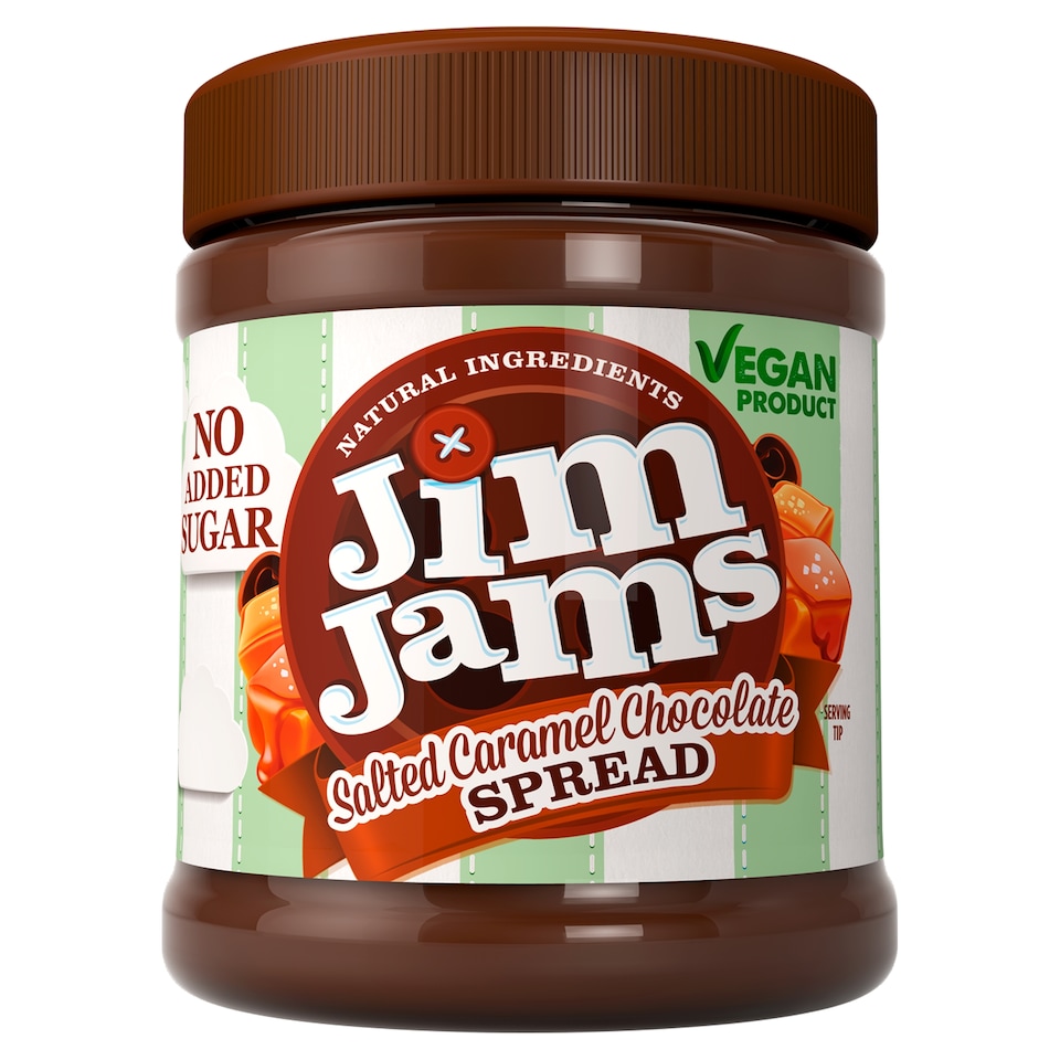 Jim Jams Salted Caramel Dark Chocolate Spread 330G