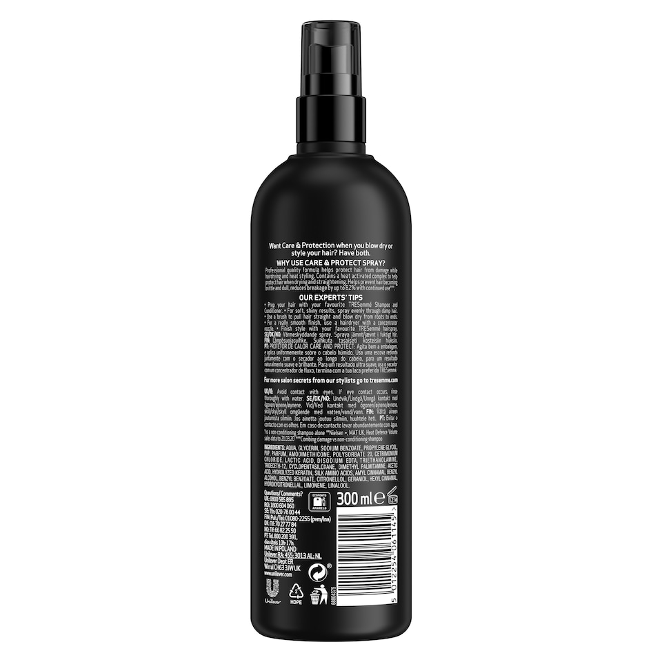 image 1 of Tresemme Protect Heat Defence Styling Spray 300Ml