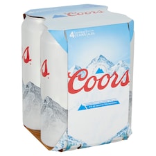 Coors Lager 4 X 500Ml