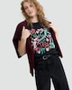 image 2 of F&F 'Tis the Season to Be Jolly Slogan T-Shirt in Black