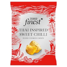 Tesco Finest Thai Inspired Sweet Chilli Handcooked Crisps 150g