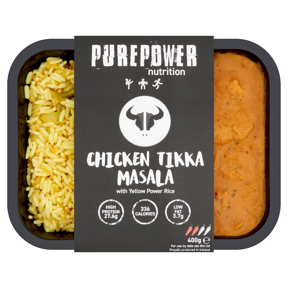 Purepower Chicken Tikka Masala With Power Rice 400G