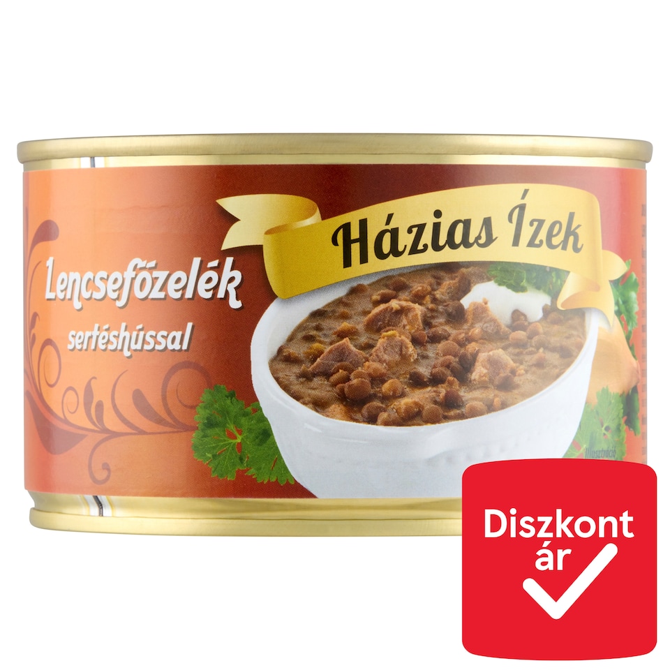 Házias Ízek lencsefőzelék sertéshússal 400 g