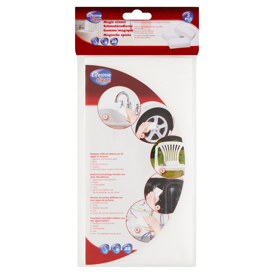 Lifetime Clean Magic Eraser 3 pcs