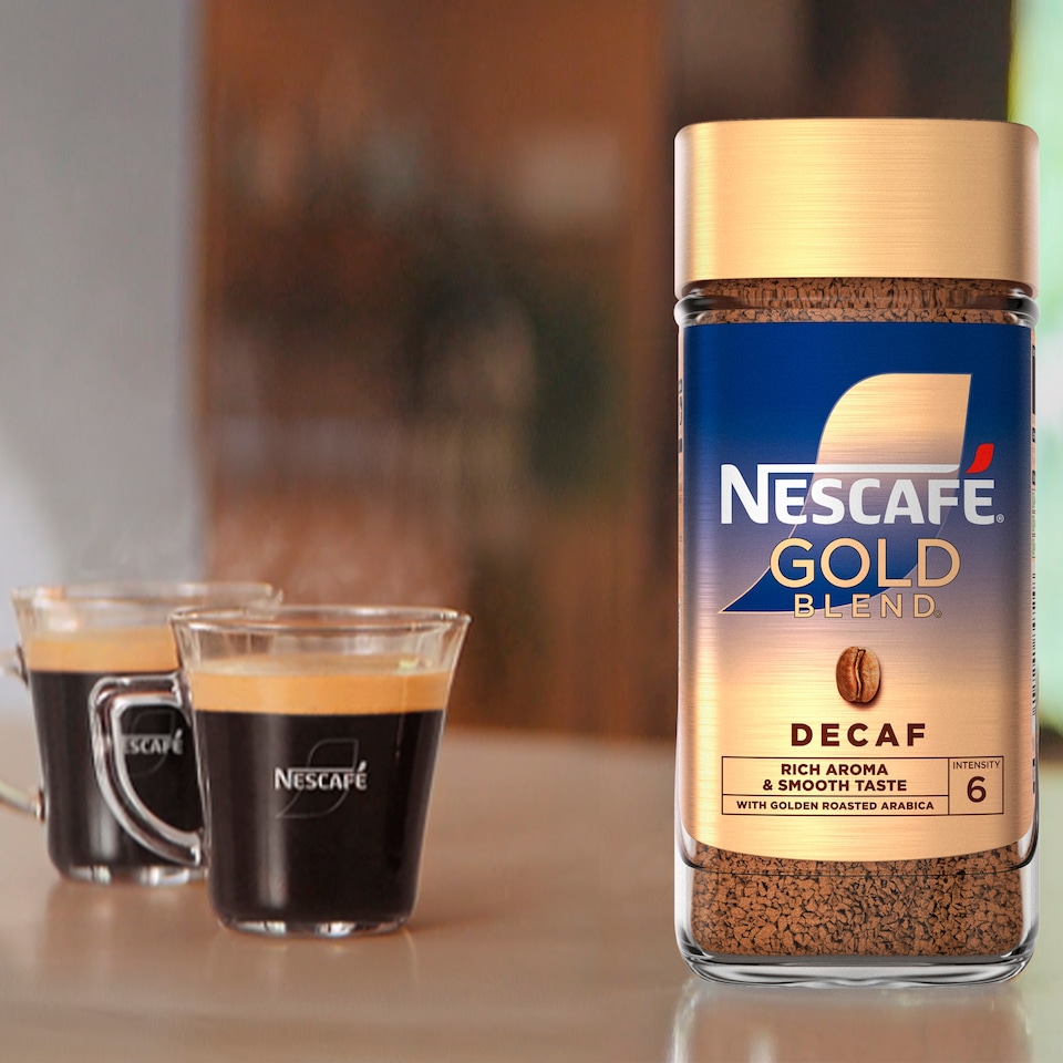 image 1 of Nescafe Gold Blend Decaf Instant Coffee 190g