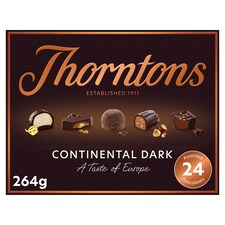 Thorntons Continental Dark Selection Boxed Chocolate 264G