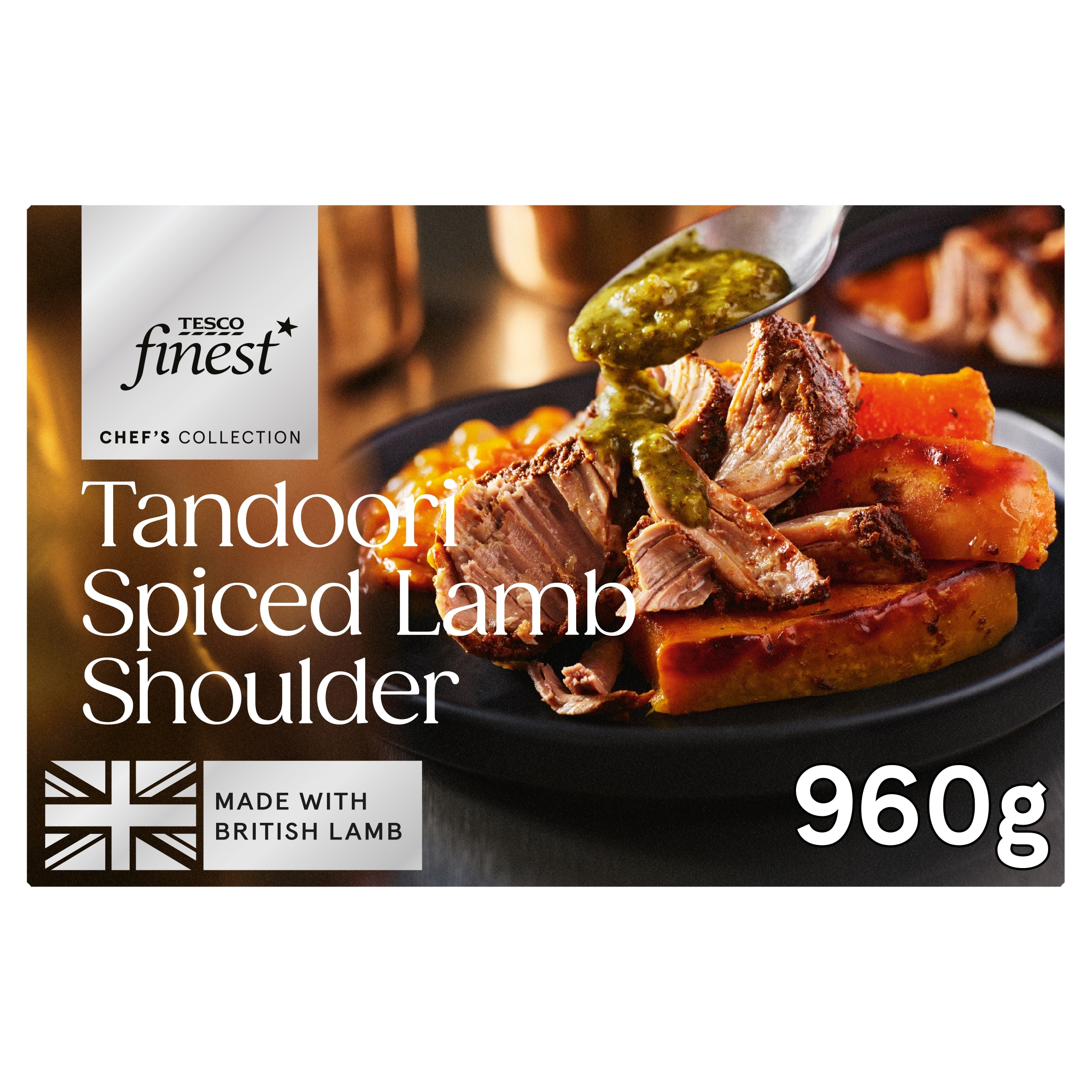 Tesco Finest Chef's Collection Tandoori Spiced Lamb Shoulder 960g