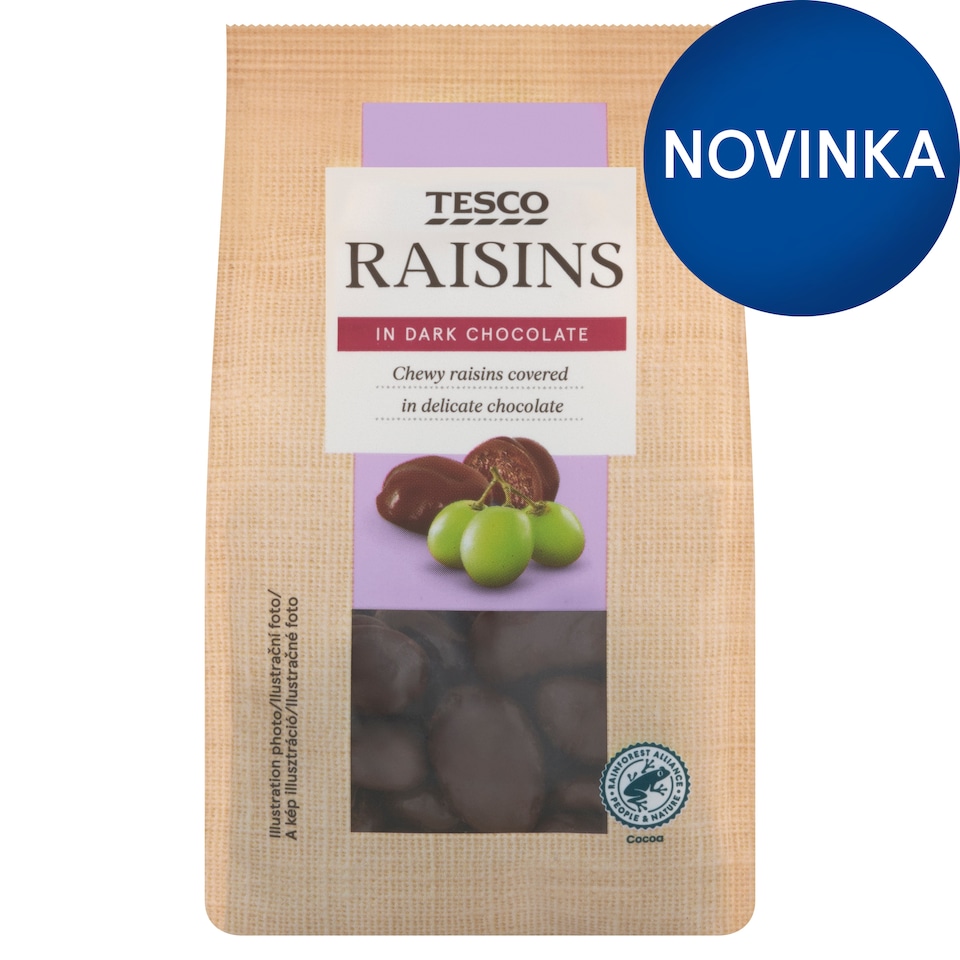 Tesco Hrozienka v horkej čokoláde 120 g