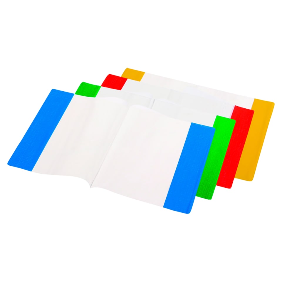 Obal na sešity A5 PVC mix 10 ks