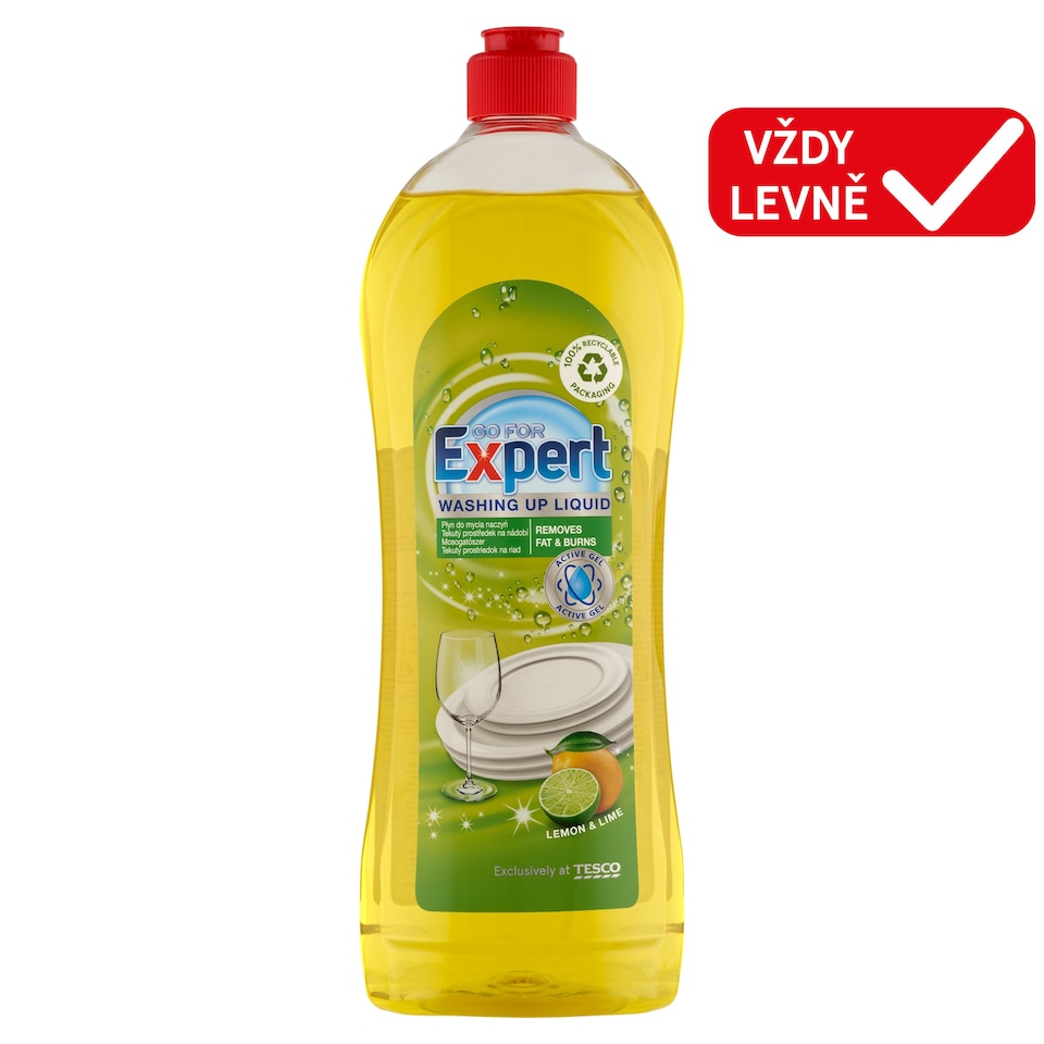 Go for Expert Lemon & lime tekutý prostředek na mytí nádobí 900ml