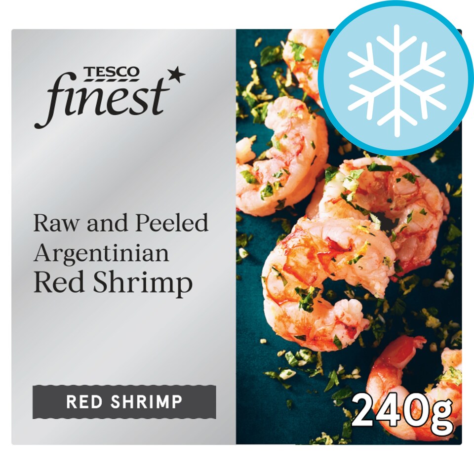 Tesco Finest Argentinian Red Shrimp 240G