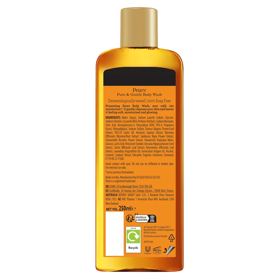 image 1 of Pears Shower Gel 250Ml