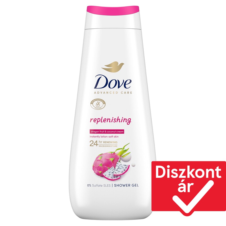 Dove Advanced Care Dragon Fruit & Coconut krémtusfürdő 400 ml