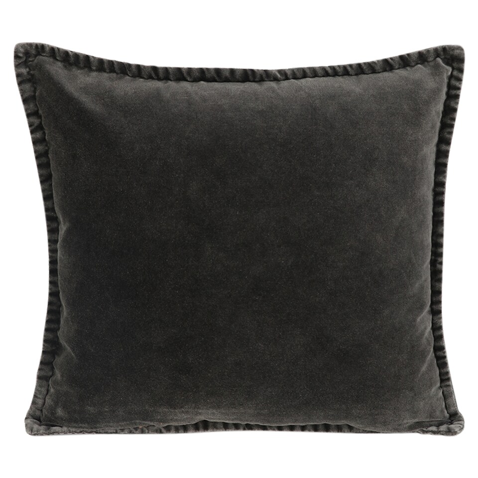 F&F Home Black Cotton Velvet vankúš 45 x 45 cm