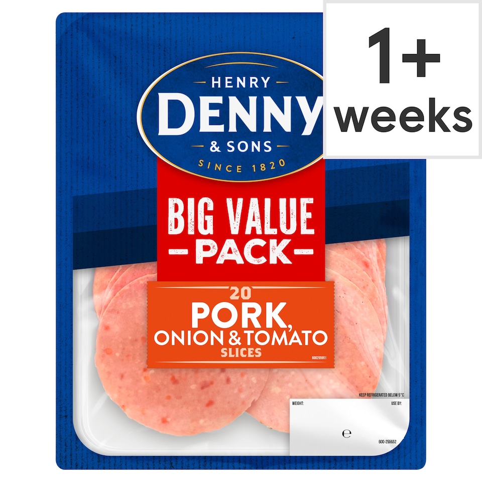 Denny Big Value Pack Pork, Onion & Tomato Slices 245g