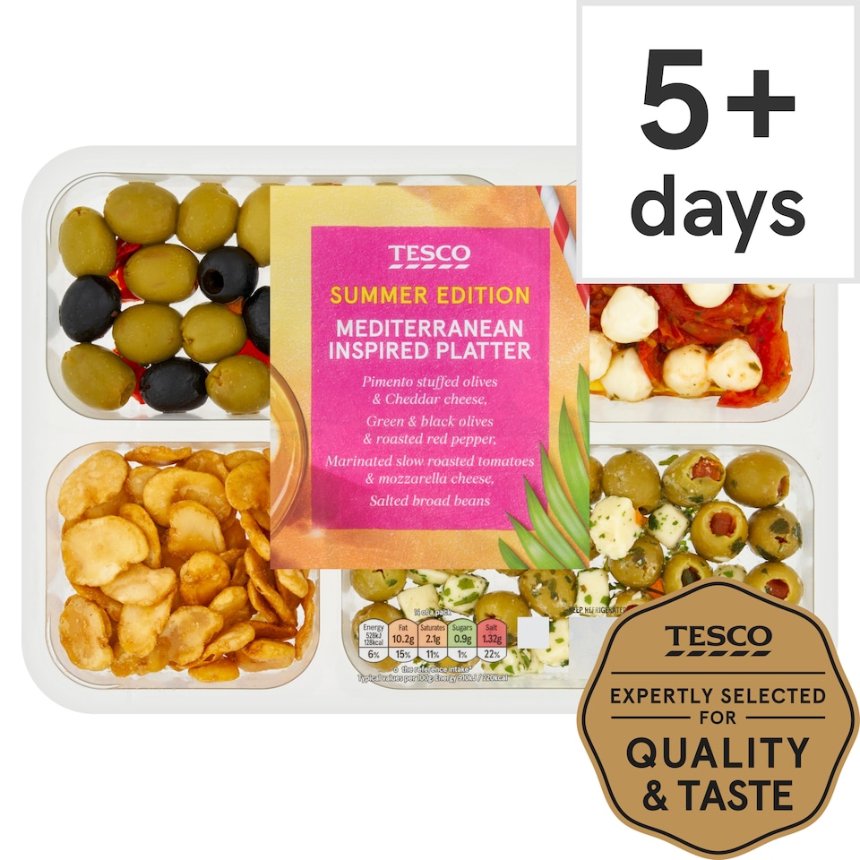 Tesco Mediterranean Inspired Platter 230G