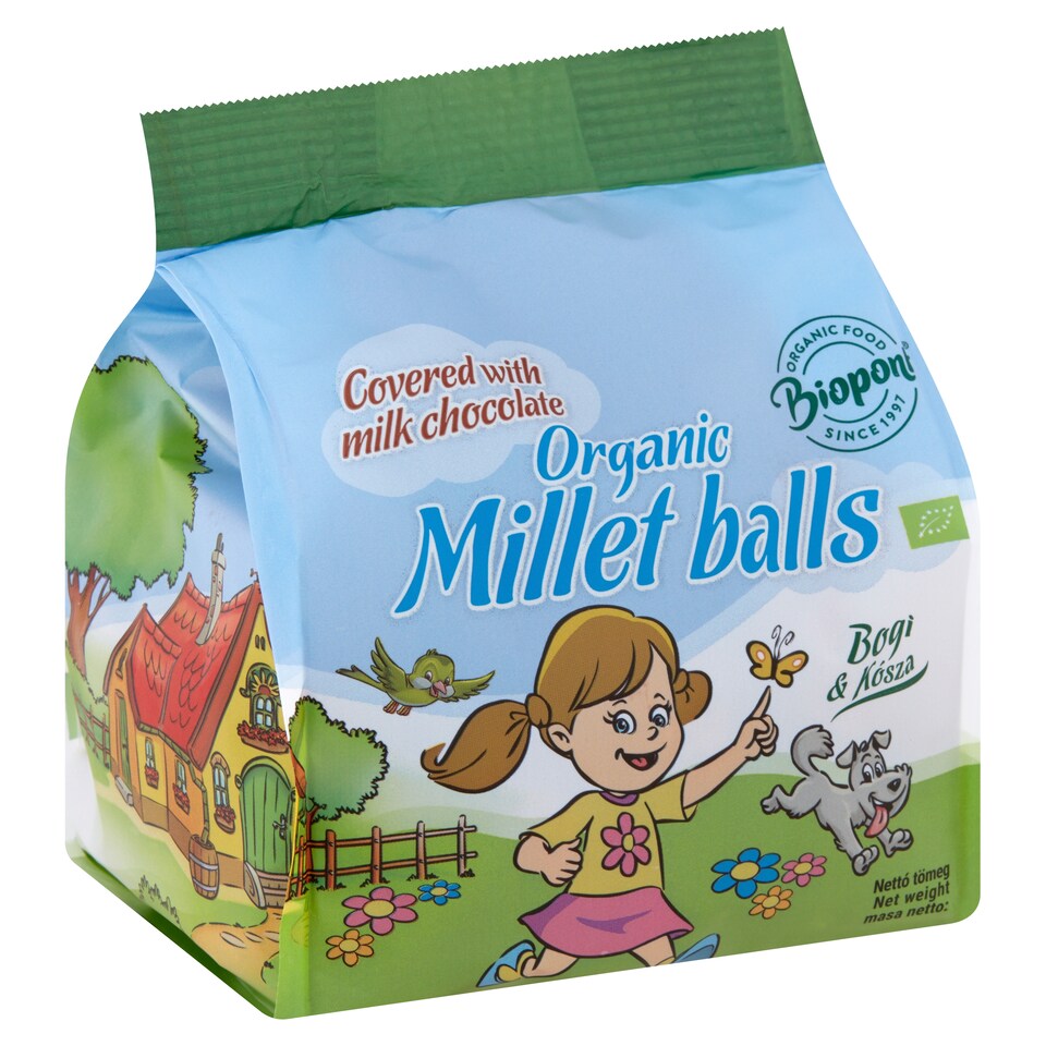 Biopont BIO tejcsokoládés extrudált köles 80 g