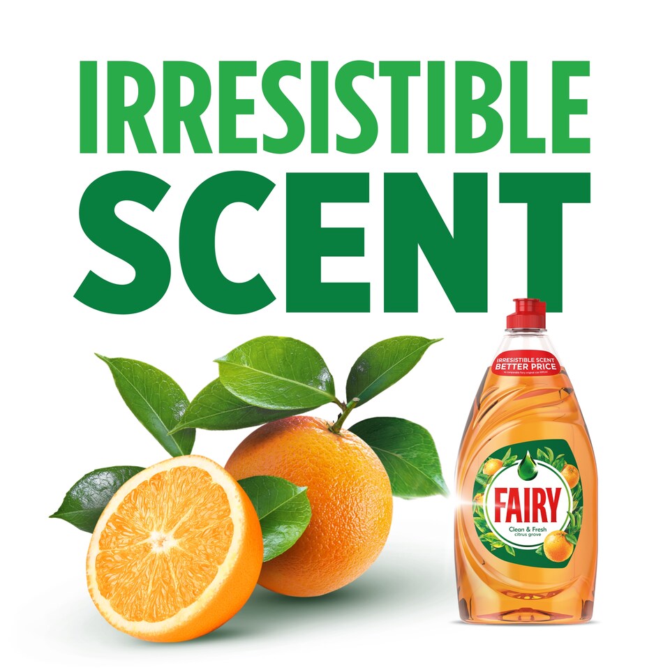 image 1 of Fairy Washing Up Liquid Orange & & Yuzu 654Ml