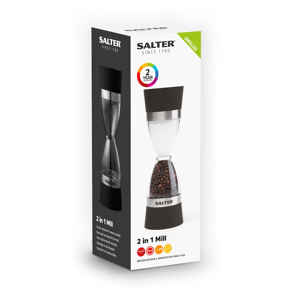image 1 of Salter 2 in 1 Salt & Pepper Mill