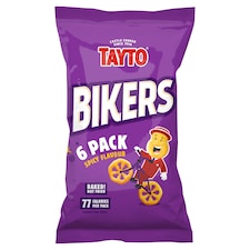 Tayto Bikers Spicy Flavour Corn Snacks 6X16g