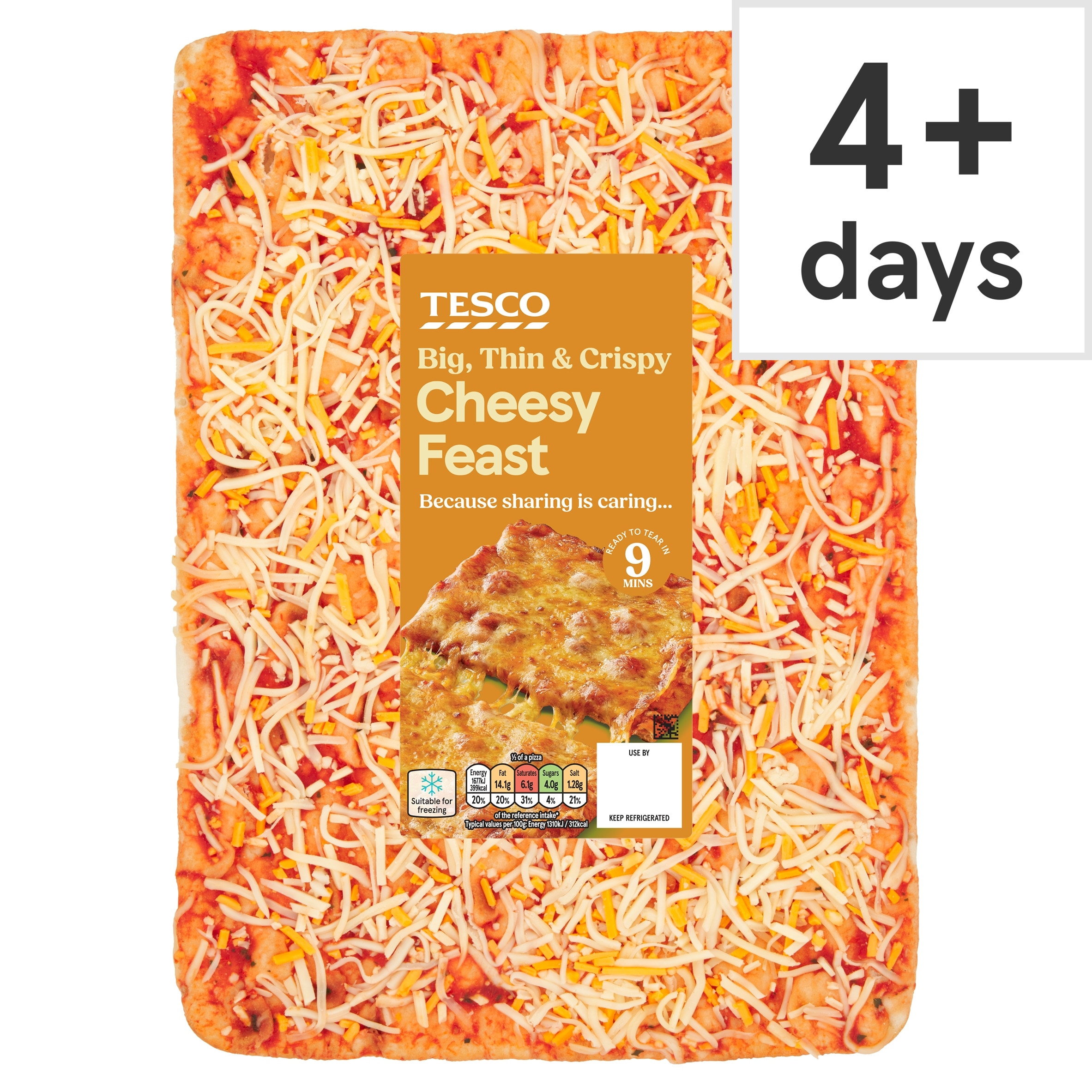 Tesco Cheese Feast Party Pizza 274g