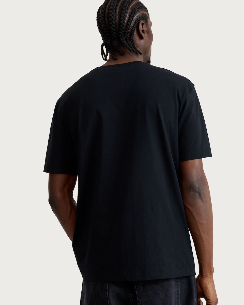 image 1 of Goodyear Pure Cotton Racing Print T-Shirt in Black