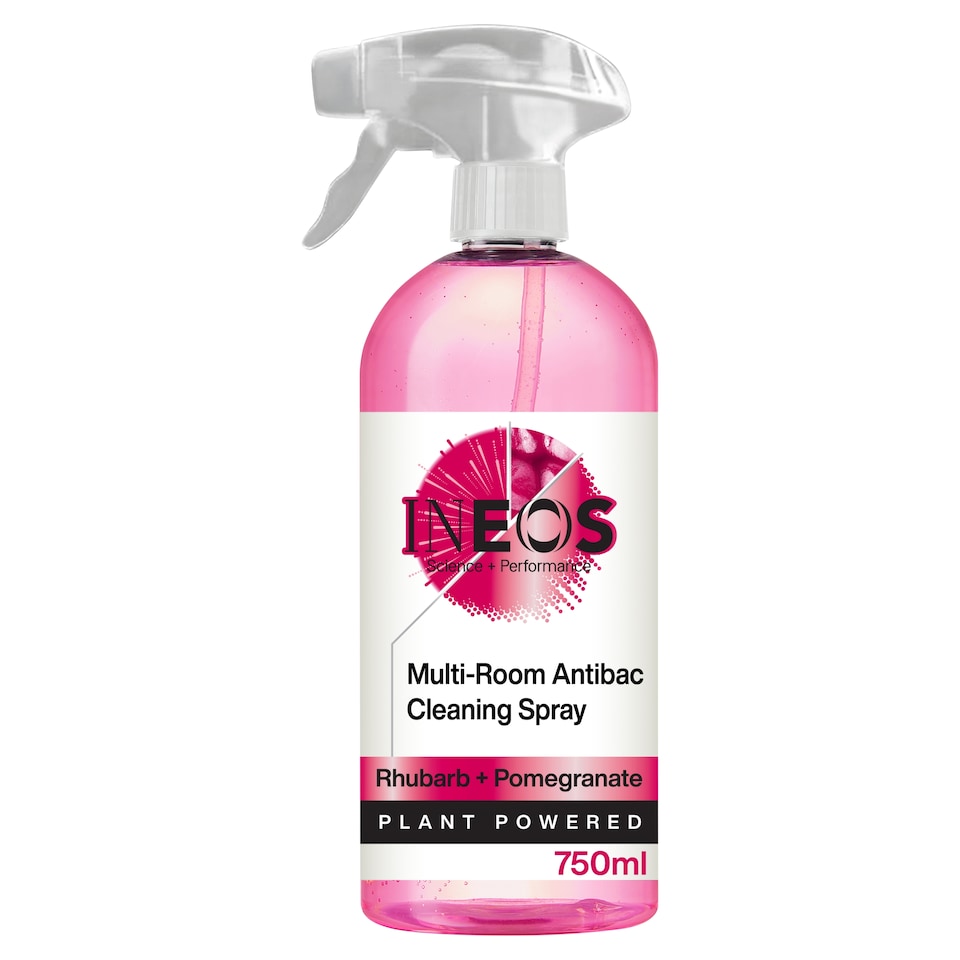 image 1 of Ineos Multi-Room Antibac Cleaning Spray - Rhubarb & Pomegranate 750ml