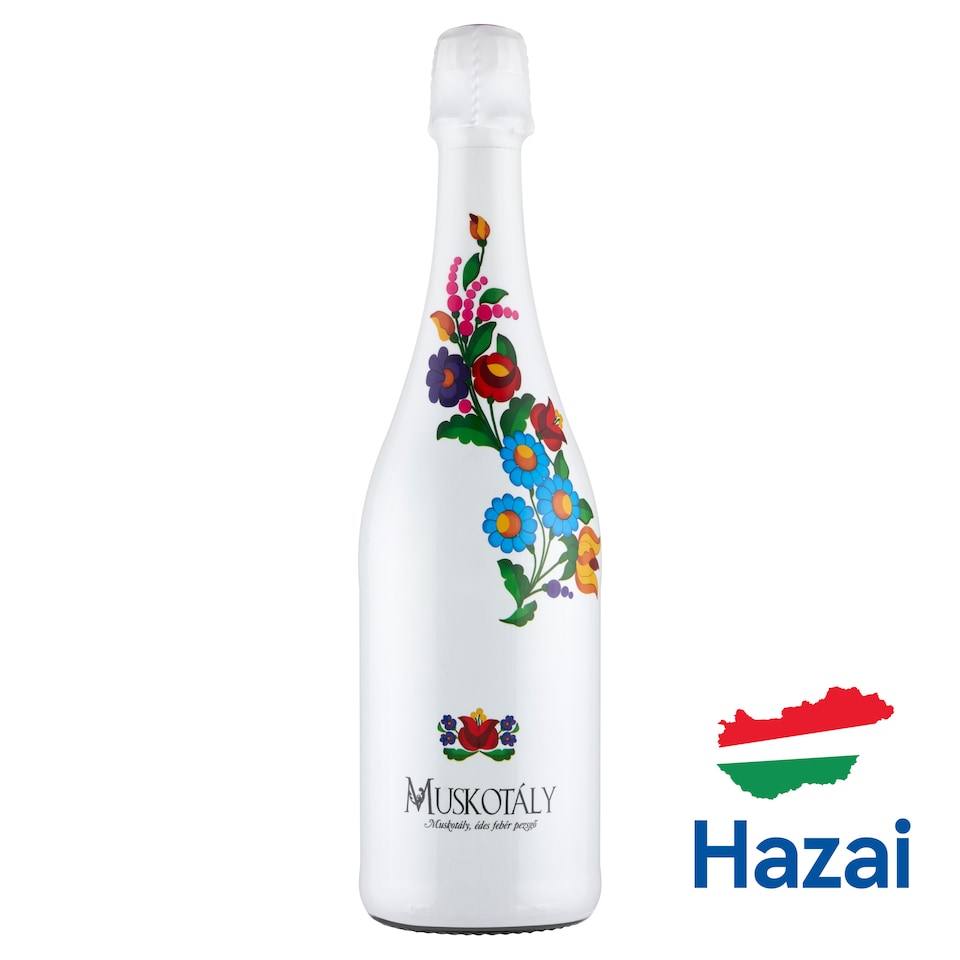 Muskotály édes fehér pezsgő 10,5% 750 ml