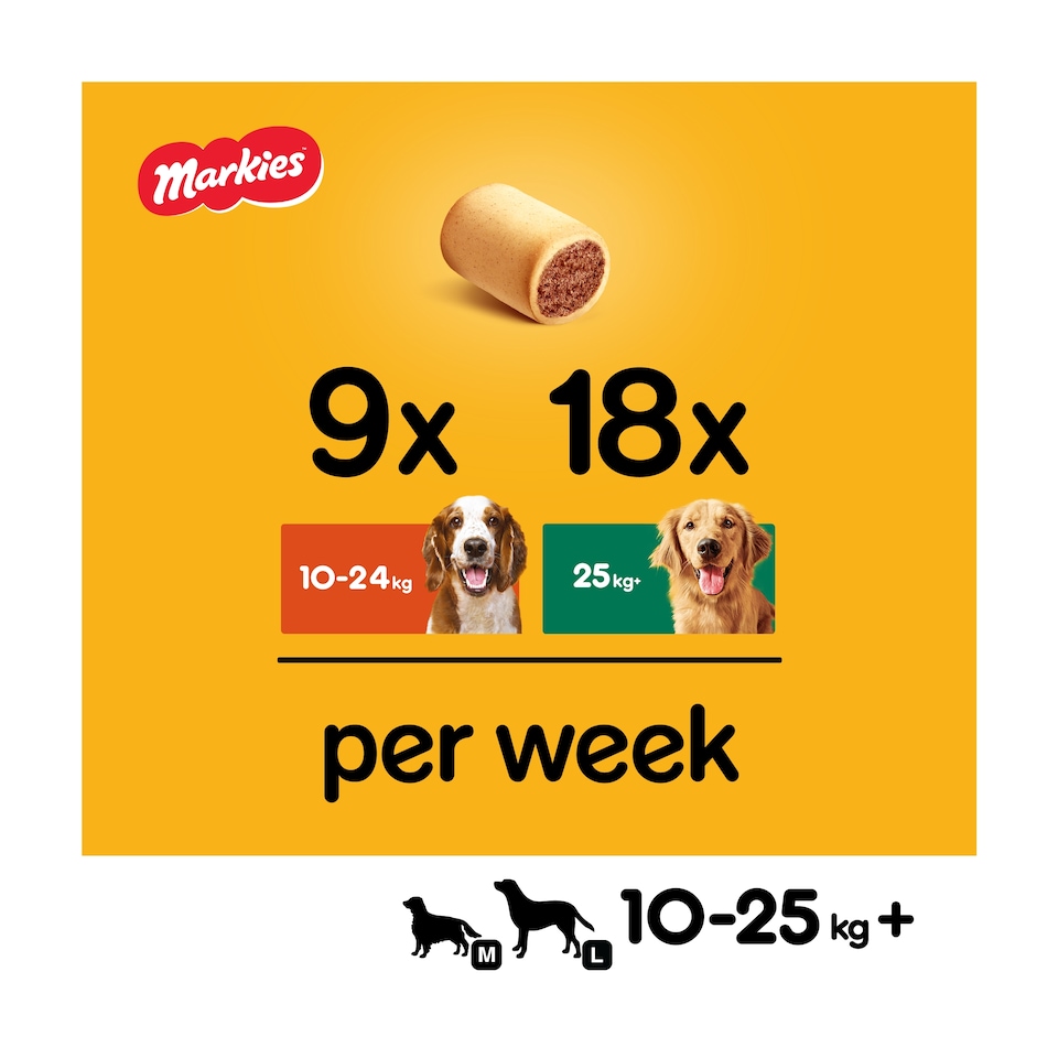 image 1 of Pedigree Markies Adult Dog Treats Marrowbone Biscuits 500g