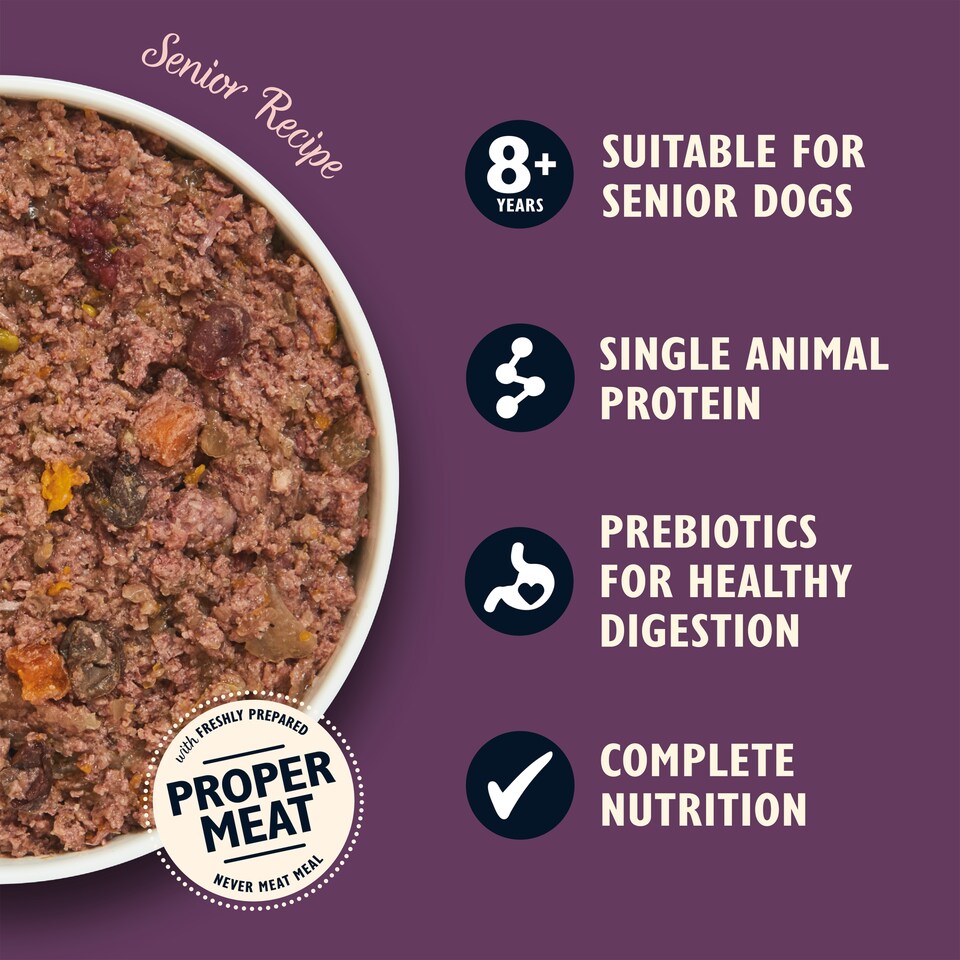 image 1 of Lily's Kitchen Senior Recipe with Turkey, Cranberries & Parsnips for Dogs 150g